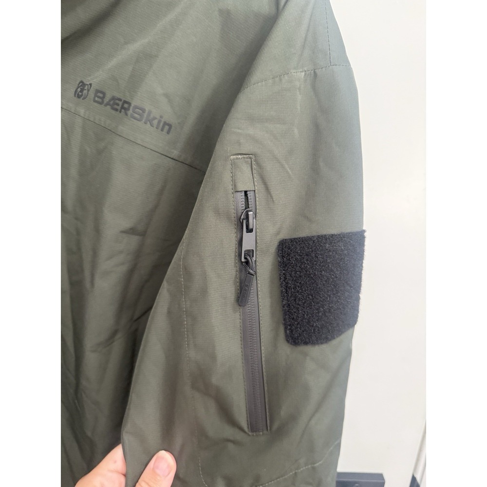BAERSkin Tactical Waterproof Softshell Hooded Mens Jacket XL Green 2540304 - Picture 5 of 10